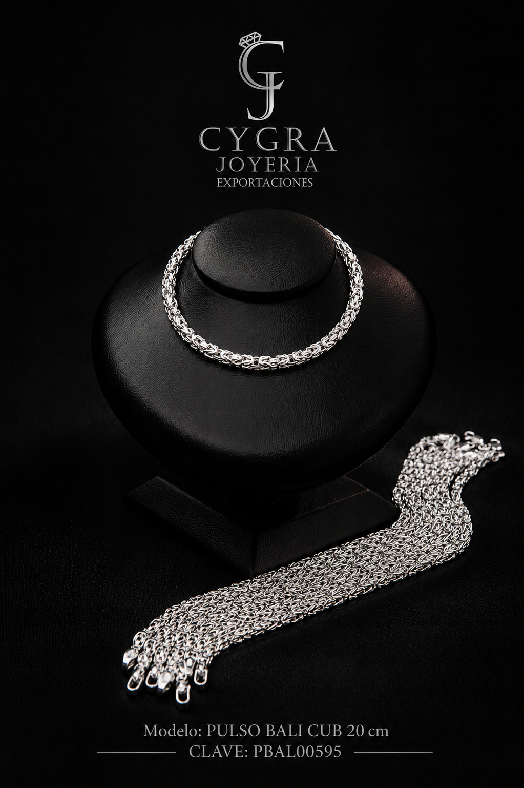 Pulsera Bali Cubana 20cm