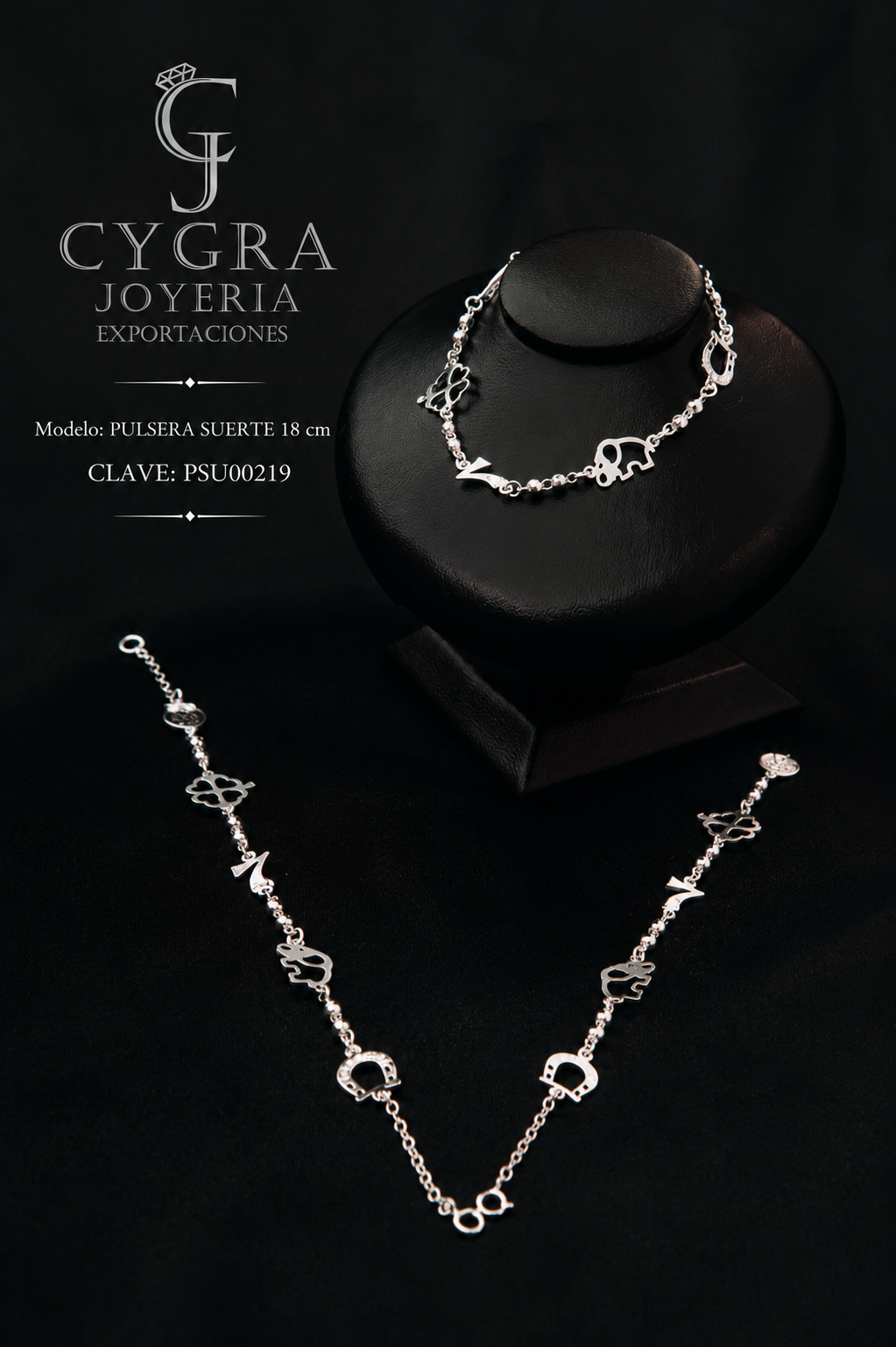 Pulsera Suerte 18cm